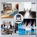 Câmera PTZ Dorn 4K NDI HX2 - Zoom Óptico 20x, HDMI, USB, SDI, PoE e Movimento Silencioso