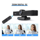 Câmera Webcam E-ptz Tenveo 4k Ultra Hd Com Ia + Controle