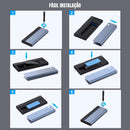 Teclado Magic Dorn para iPad Mini 6 / 7 - Touchpad, RGB Retroiluminado e Capa 360°