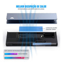 Teclado Magic Dorn para iPad Mini 6 / 7 - Touchpad, RGB Retroiluminado e Capa 360°