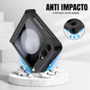 Capa Rígida Dorn 360° para Galaxy Z Flip 7 - Proteção de Dobradiça e Carregamento Sem Fio