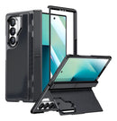 Capa Rígida Dorn 360° para Galaxy Z Flip 7 - Proteção de Dobradiça e Carregamento Sem Fio