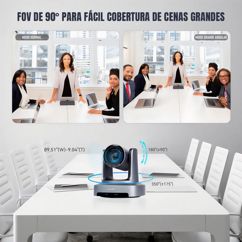 Câmera Dorn Ptz 20x Hdmi Sdi Rj45 Usb + Controladora