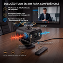 Webcam Dorn B 4k 120° Microfone Alto-falante Controle