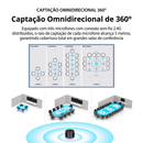 Vídeo Conferência Usb 4k Microfone Wireless - Dorn V4