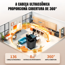 Bloqueador De Voz Ultrassônico Dorn Xz Music 360° E Caixa De Som