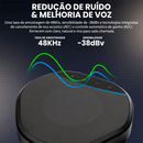Microfone Para Conferências Dorn Mx6 Ia 360° Microfone Duplo