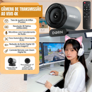 Webcam Dorn Flip 4k 8mp Autofoco 60fps Usb Microfone