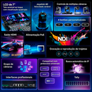 Controladora Dorn PTZ Pro Ndi Hx3 PoE 4D Tela Touchscreen 7
