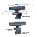 Webcam Dorn Auto Ptz 4k Ai Auto Tracking Microfone