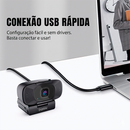 Webcam Dorn Mini 4k Com Microfone Duplo Usb