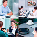 Audioconferência Tenveo M8B Microfone Omnidirecional Para Reunião E Conferências - Alcance 12m / 60m²