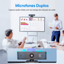 Webcam Dorn Mini Full Hd 4k Com Microfone Duplo Usb