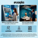 Kit Som Direcional Dorn Private Placa E Alto-falante Módulo