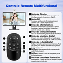 Webcam Dorn Dual 4k Lente Dupla Luz Led Controle Remoto