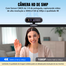 Webcam Dorn Hello 4k Foco Automático Usb-c