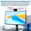 Webcam Dorn A90 4k 8mp 92° Usb Microfone Capa Privacidade