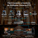 Controladora Dorn PTZ Pro Ndi Hx3 PoE 4D Tela Touchscreen 7
