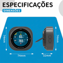 Medidor Qualidade Ar Co Co2 Umidade Temperatura - Dorn Mini