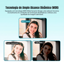 Webcam Dorn Pro Bar 4k 5x Com Controle E Microfone Duplo