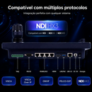 Controladora Dorn PTZ Pro Ndi Hx3 PoE 4D Tela Touchscreen 7