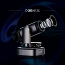 Kit 3 Câmeras Robóticas Ptz 4k 12x Dorn Hdmi Usb Rj45 NdiHX2 POE + Controladora PTZ Multiview + 3 Suportes de Parede