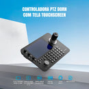 Controladora PTZ Dorn com Tela Touchscreen 7- Android 11, Joystick 4D, Decodificação 4K Gravação Externa Via USB e ONVIF IP