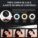Webcam Dorn Pro Led 360 4k 12mp Luz Led E Microfone Duplo