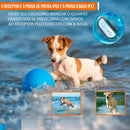 Coleira e Cerca Invisível Eletrônica Sem Fio de Adestramento Recarregável, Prova D'Água com Beep e Vibração