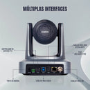 Câmera PTZ Dorn 4K NDI HX2 - Zoom Óptico 20x, HDMI, USB, SDI, PoE e Movimento Silencioso