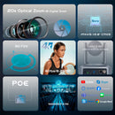 Câmera PTZ Dorn 4K NDI HX2 - Zoom Óptico 20x, HDMI, USB, SDI, PoE e Movimento Silencioso