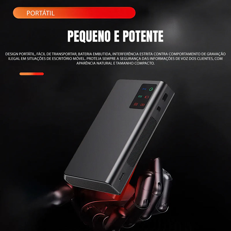 Bloqueador De Gravação De Voz Ultrassônico Portátil Dorn H80