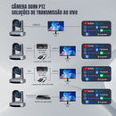 Câmera PTZ Dorn 4K NDI HX2 - Zoom Óptico 20x, HDMI, USB, SDI, PoE e Movimento Silencioso