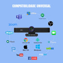 Webcam Dorn C 4K E-PTZ All-in-One: Rastreamento IA, Sensor IMX e Controle