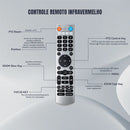 Câmera PTZ Dorn 4K NDI HX2 - Zoom Óptico 20x, HDMI, USB, SDI, PoE e Movimento Silencioso