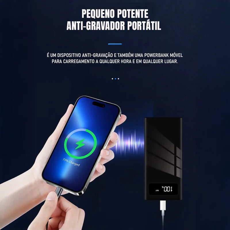 Bloqueador De Gravação De Voz Ultrassônico Portátil - Dorn H