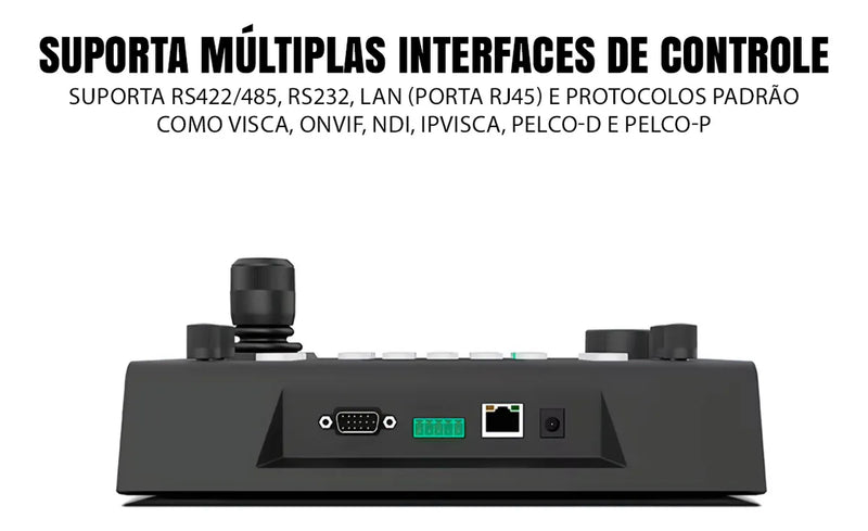Mesa Controladora Ptz Dorn Pro Ip para Câmeras PTZ