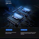 Computador de Bordo Dorn OBD2 Universal - HUD 2 em 1, Leitura de RPM, Temperatura, GPS e Alertas