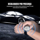 Kit Start Stop Partida Remota + Relógio Chave Keyless Preto