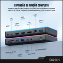 Hub 13 Em 1 Displaylink 4k 60hz Hdmi Displayport 100w