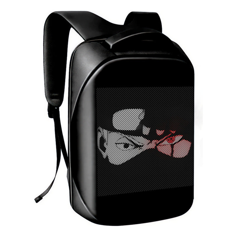 Mochila LED Virtua FX Grande para Viagem e Aventura - Painel Digital, Conforto e Alta Qualidade