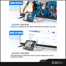 Hub Dorn Pro 6 Em 1 Usb-c Hdmi Sd/tf P2 Para iPad E Celular