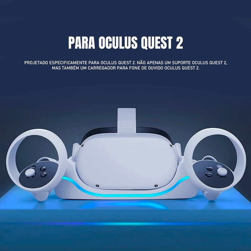 Suporte Stand De Carregamento Magnetico Para Oculus Quest 2
