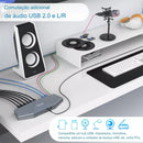 Switcher Hdmi Kvm Com Chaveamento 2x2 4k 60hz Dual Monitor