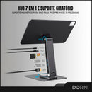 Hub 7 Em 1 Suporte Usb C Hdmi 4k Para iPad Pro 13 M4 2024