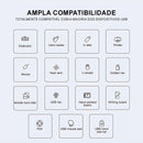Hub USB 3.0 7 em 1 Dorn - Dock Station com Interruptores Individuais e Carregamento Rápido