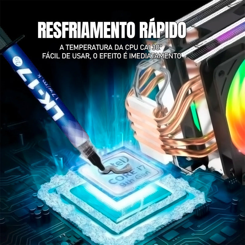 Pasta Térmica Dorn Grafeno 5g Seringa Com Espátula