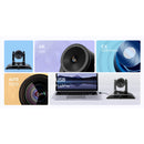 Câmera Web Ptz Automática Dorn 4k 5x Ia.