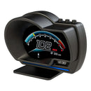 Computador de Bordo Dorn OBD2 Universal - HUD 2 em 1, Leitura de RPM, Temperatura, GPS e Alertas