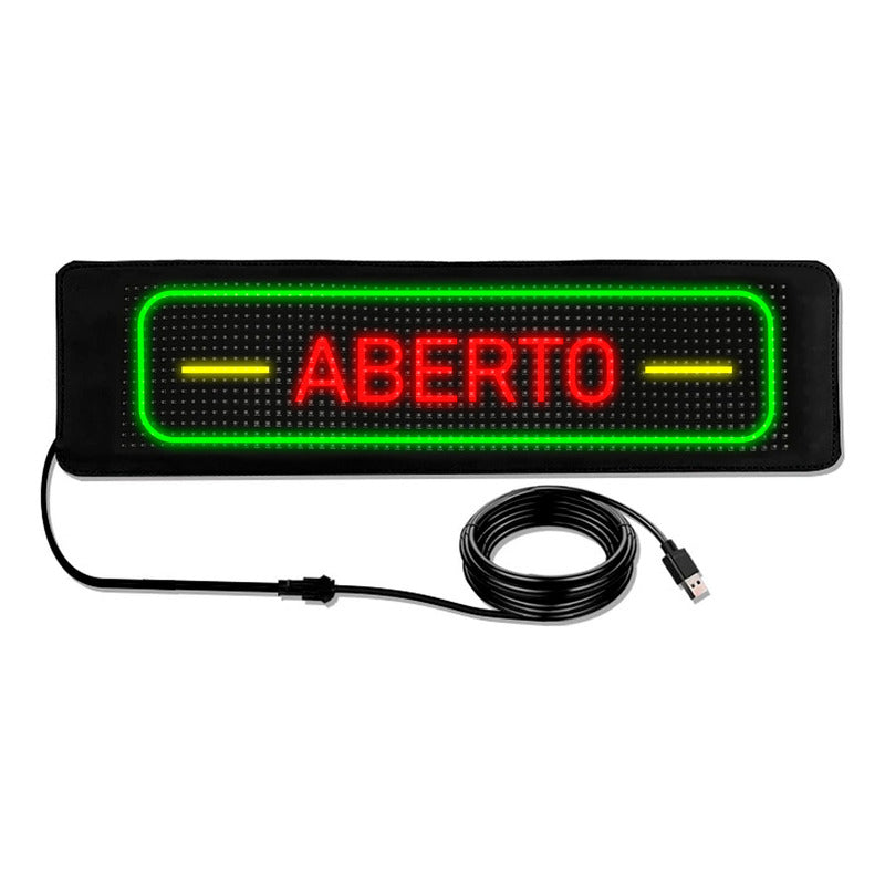 Painel de Led Flexível 67cm x 12cm RGB Bluetooth Virtua FX